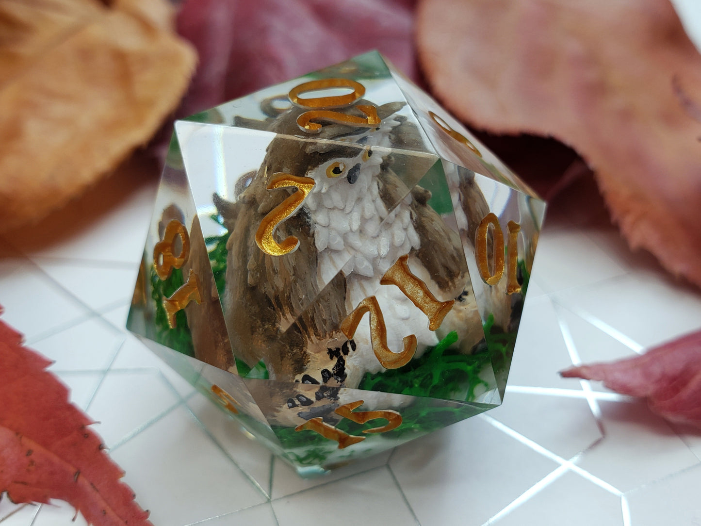 Owlbear Cub | Jumbo D20