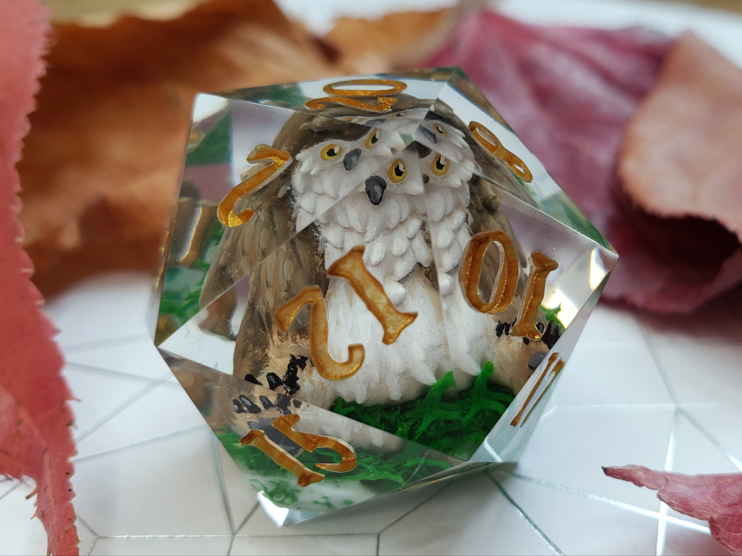 Owlbear Cub | Jumbo D20