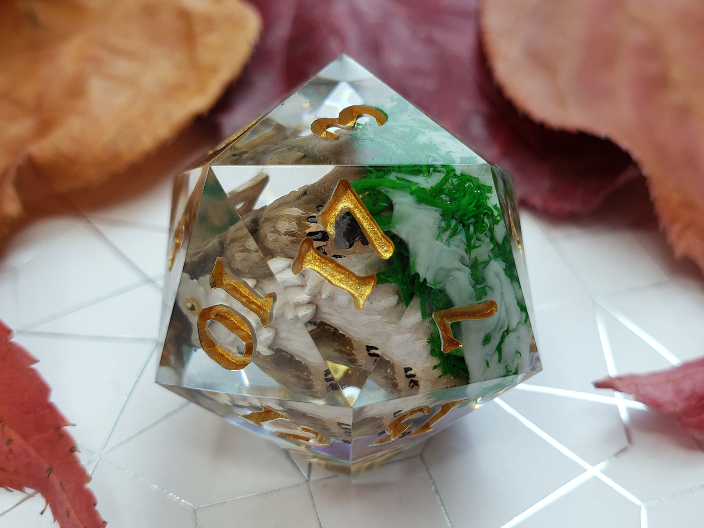 Owlbear Cub | Jumbo D20