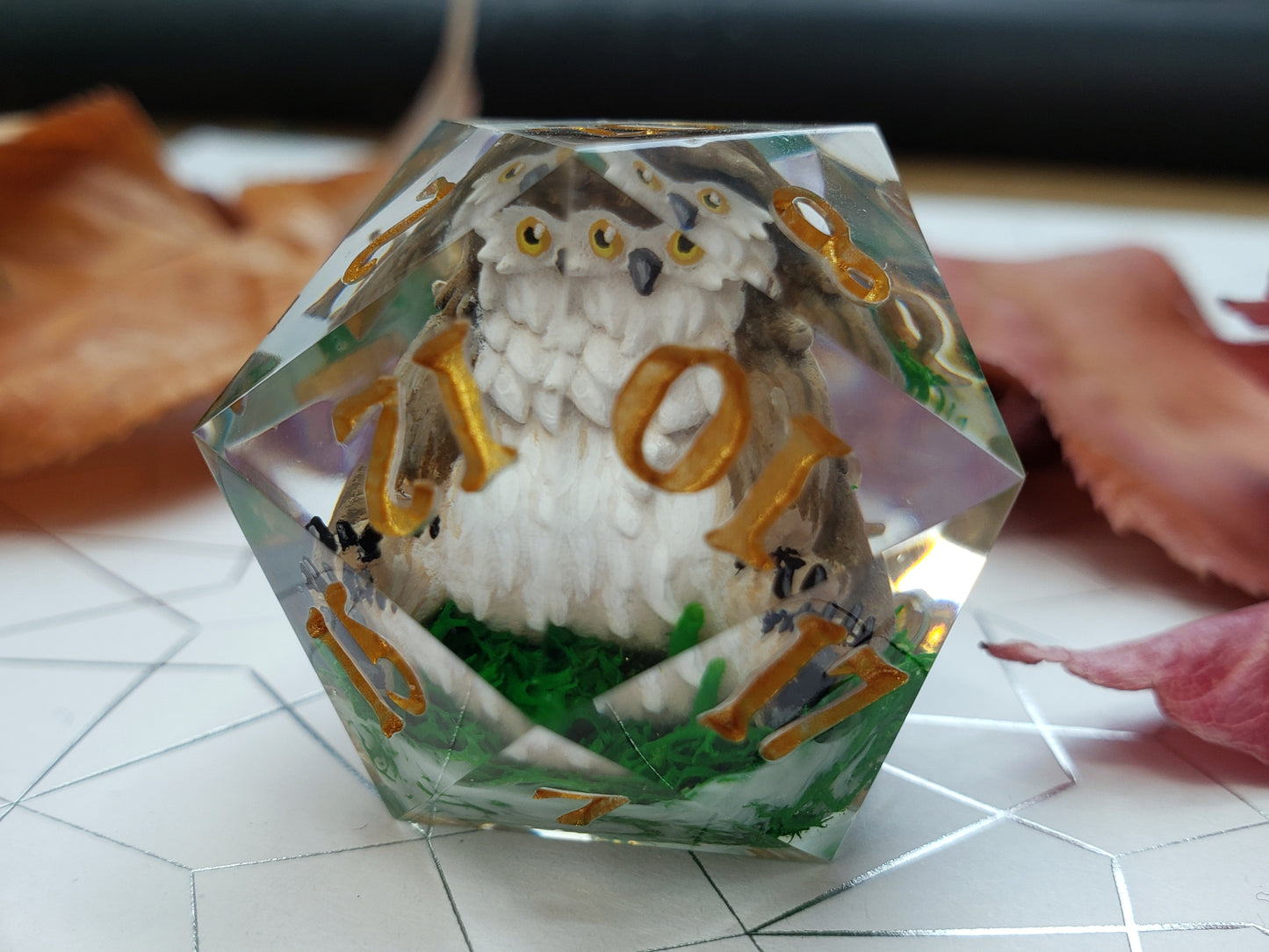 Owlbear Cub | Jumbo D20