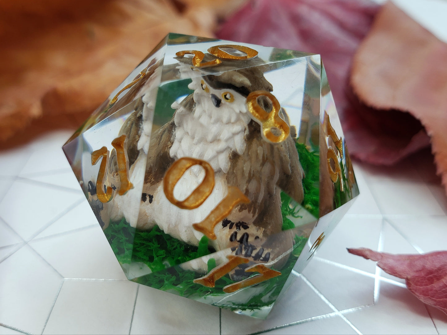 Owlbear Cub | Jumbo D20