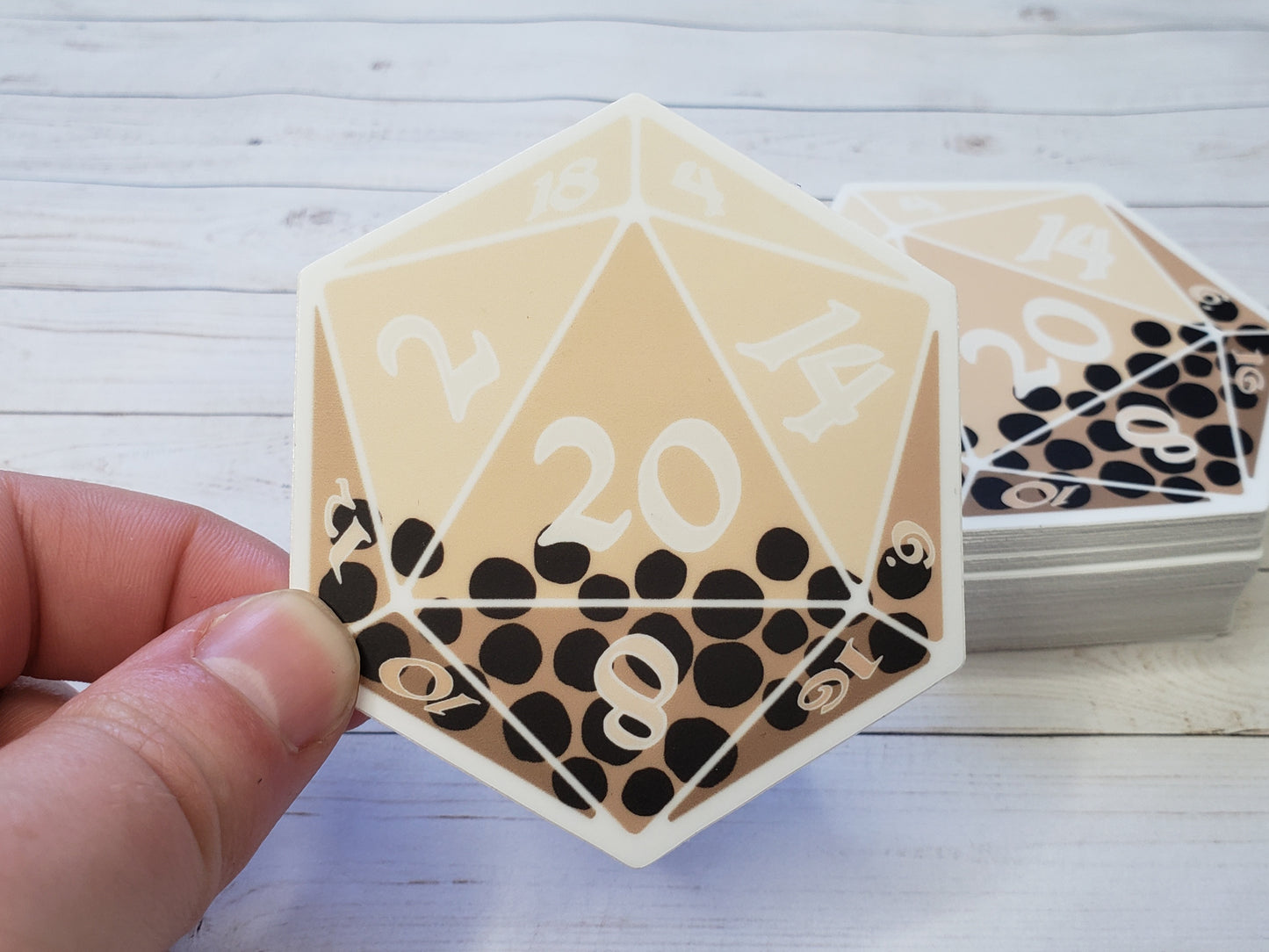 Boba Tea D20 Sticker