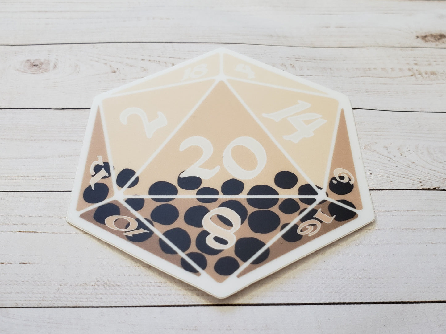 Boba Tea D20 Sticker