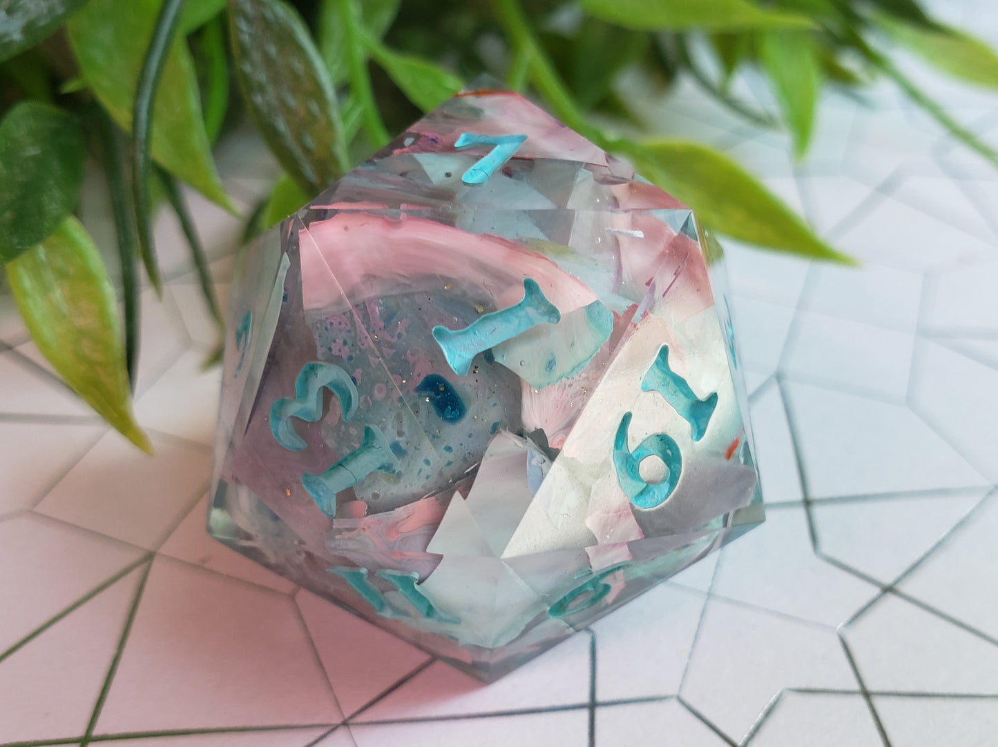 Coral Forest | Recycled Resin Jumbo D20
