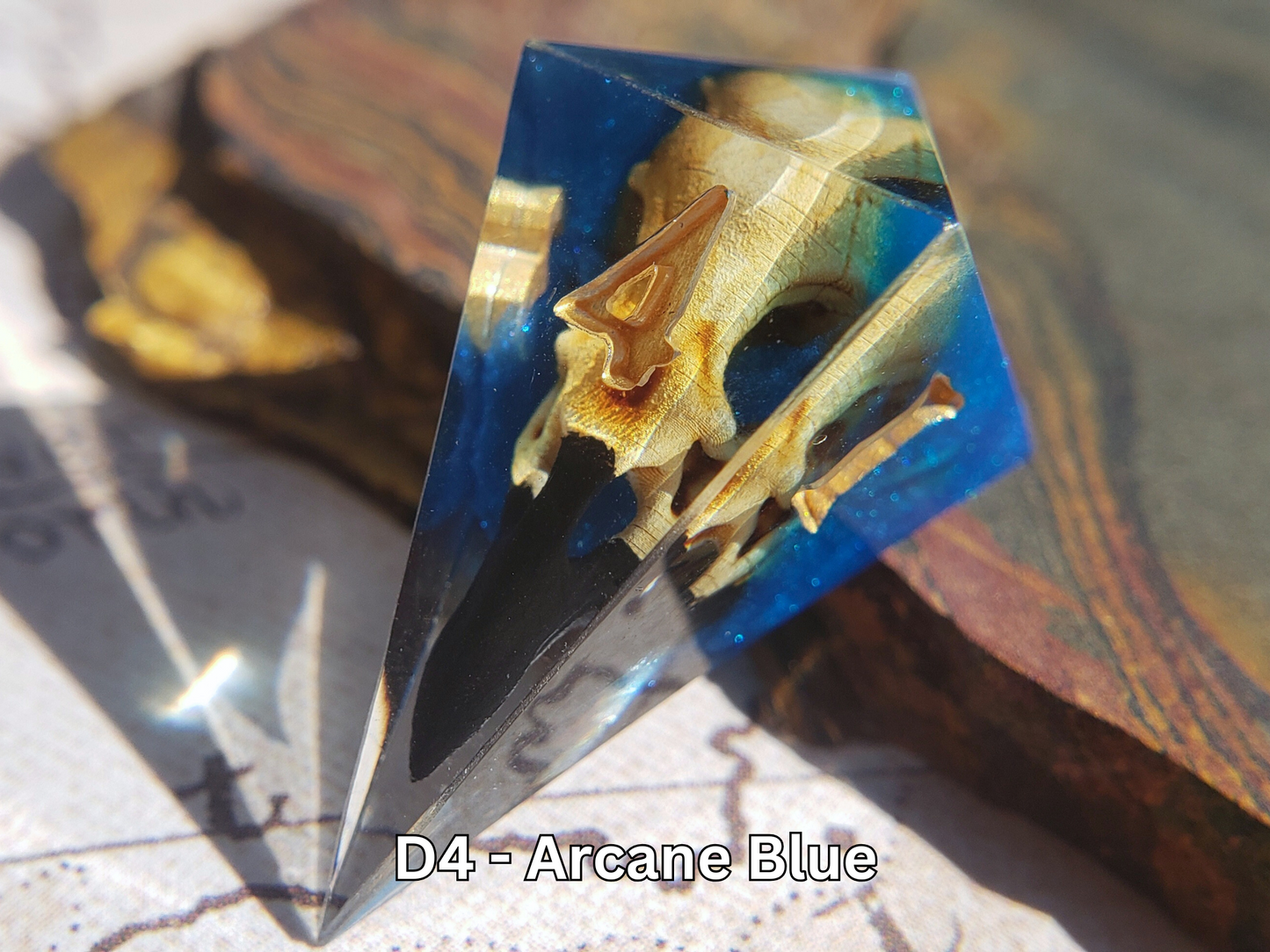 Raven Skull Dice Singles