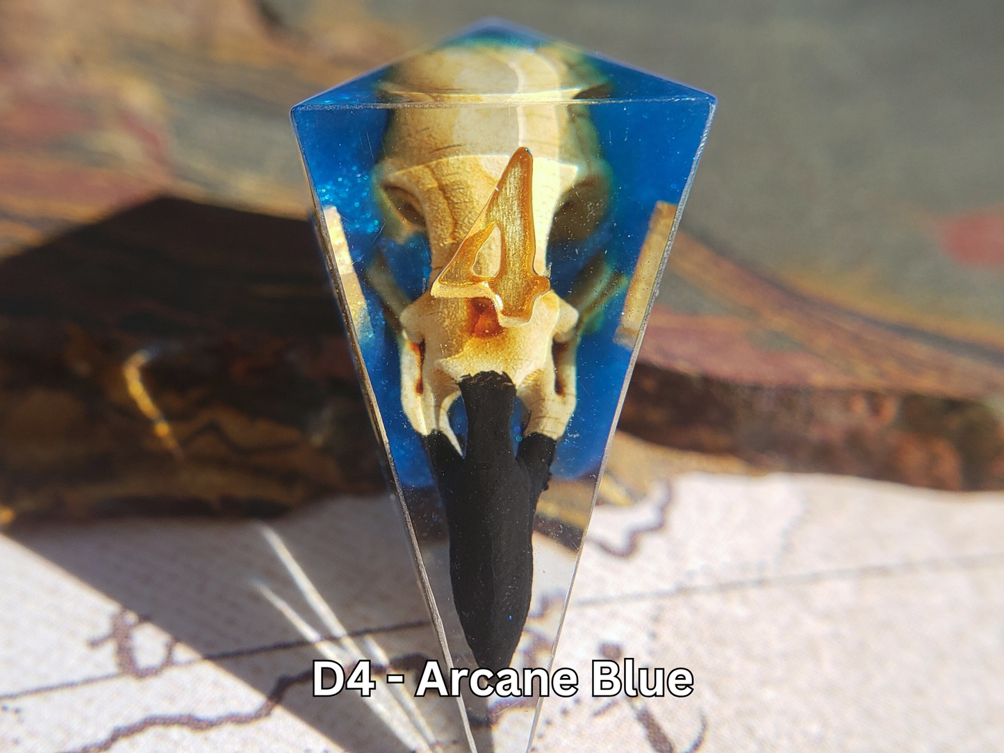 Raven Skull Dice Singles