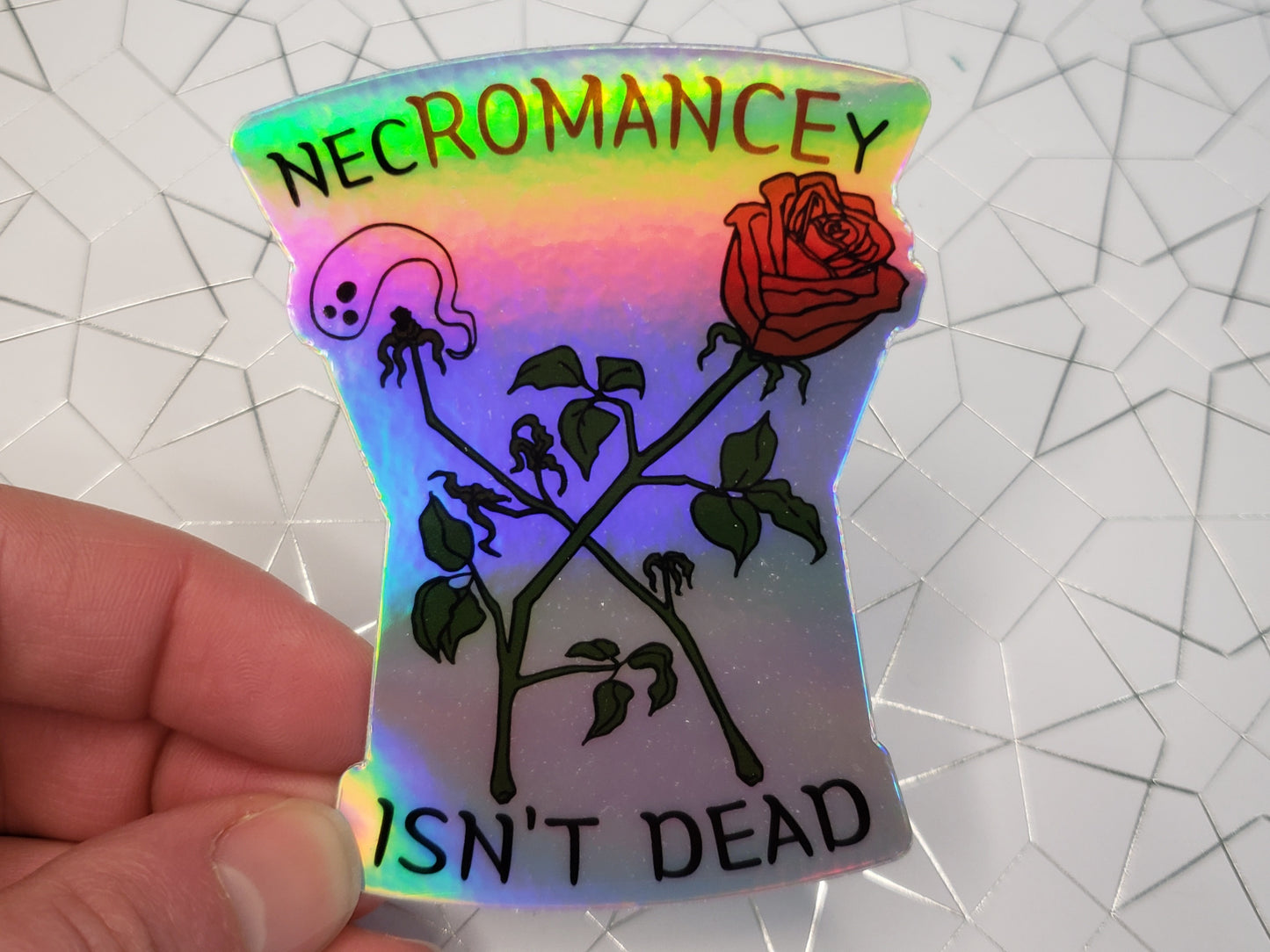 "NecROMANCEy Isn't Dead" Sticker