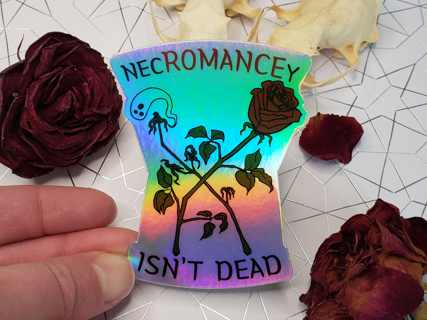 "NecROMANCEy Isn't Dead" Sticker