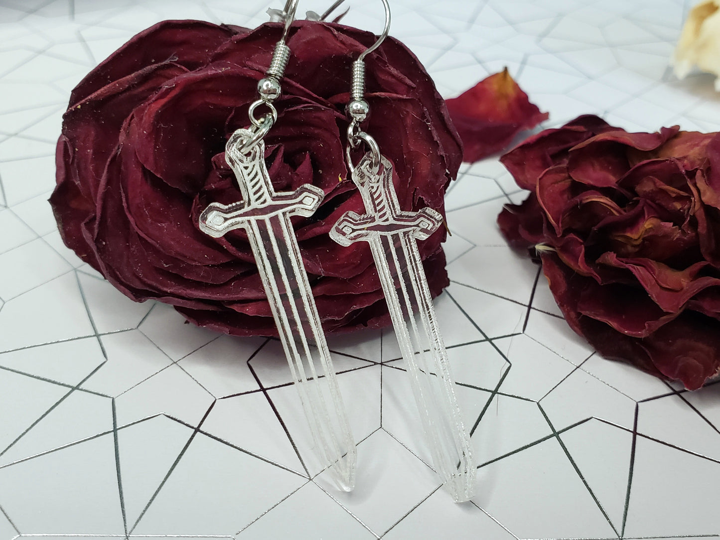 Sword Earrings