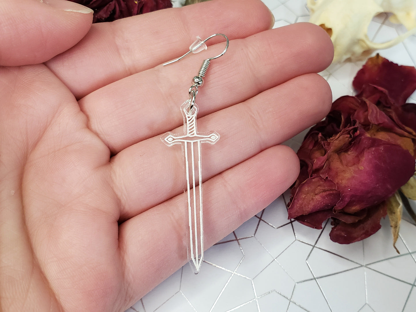 Sword Earrings