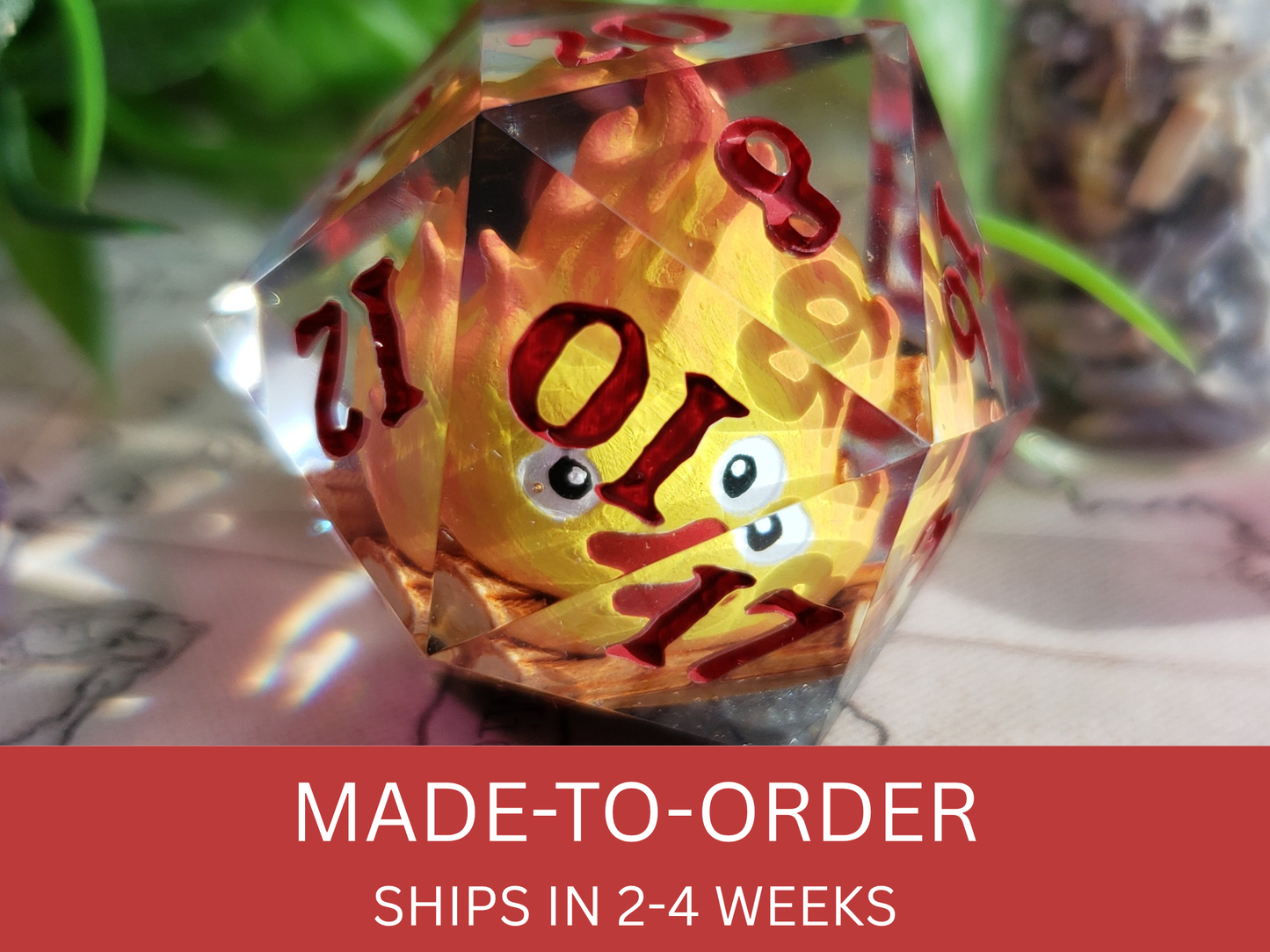 Calcifer | Jumbo D20