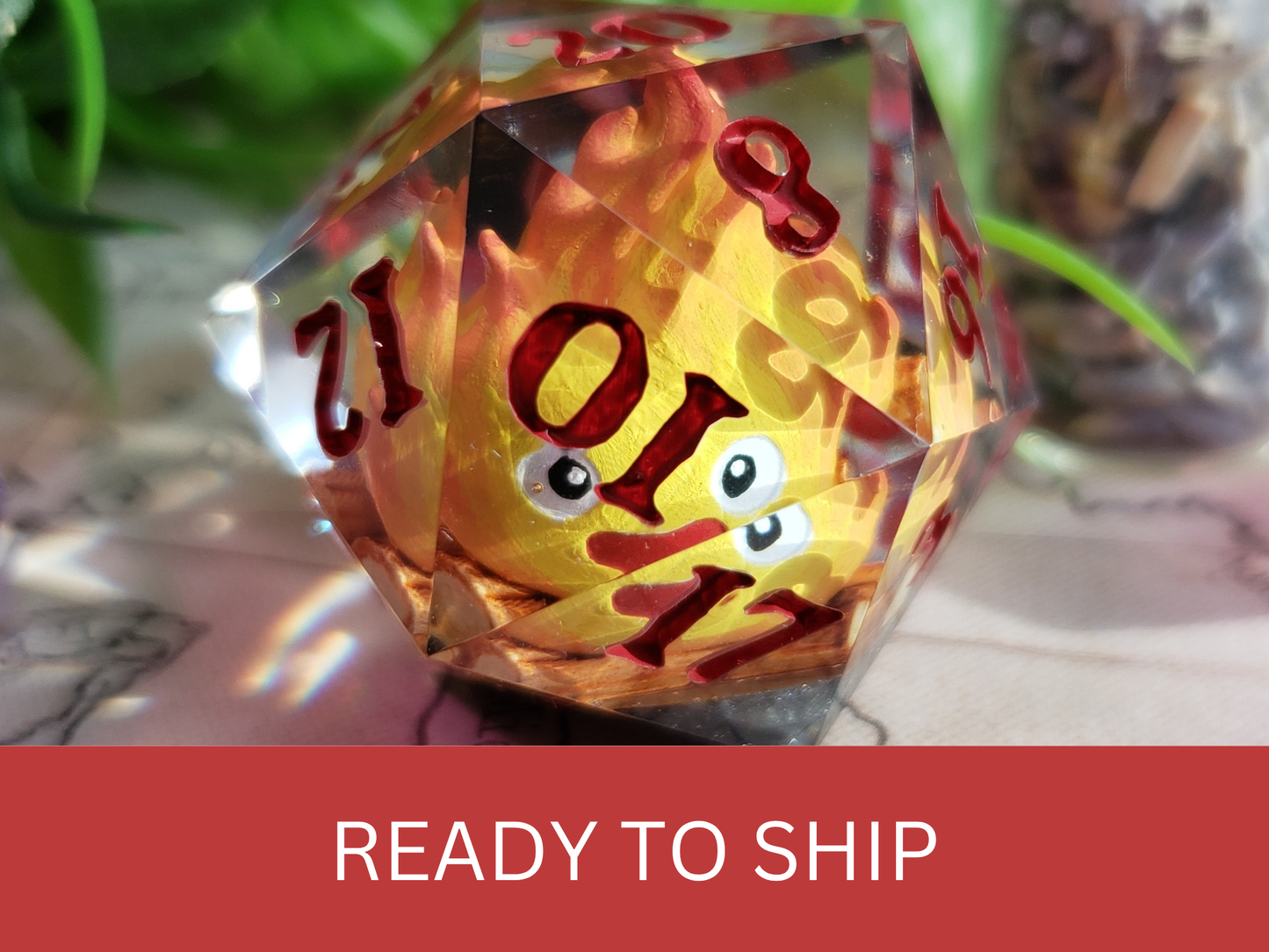 Calcifer | Jumbo D20