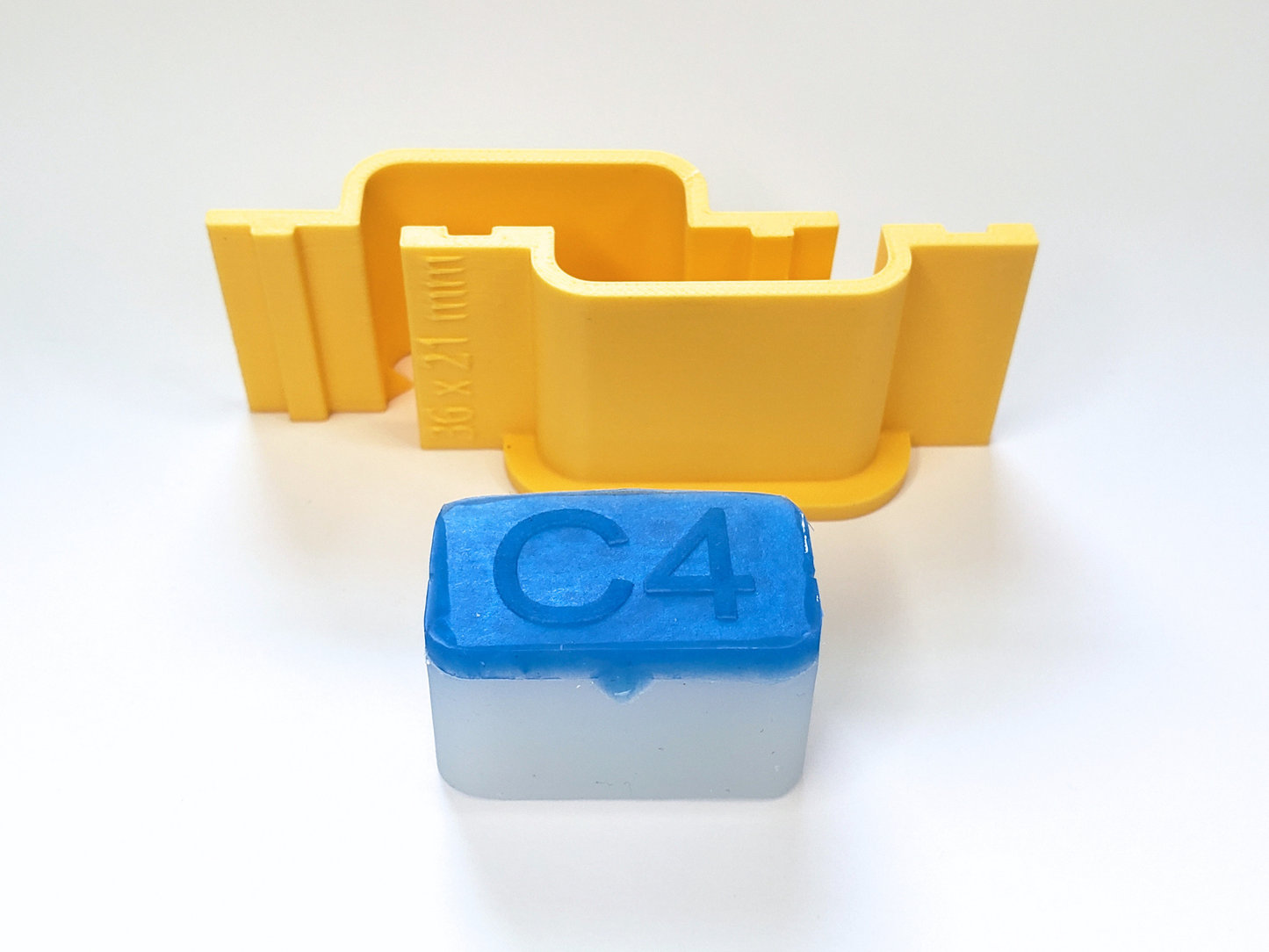 Dice Mold Form - Single Elongated Die