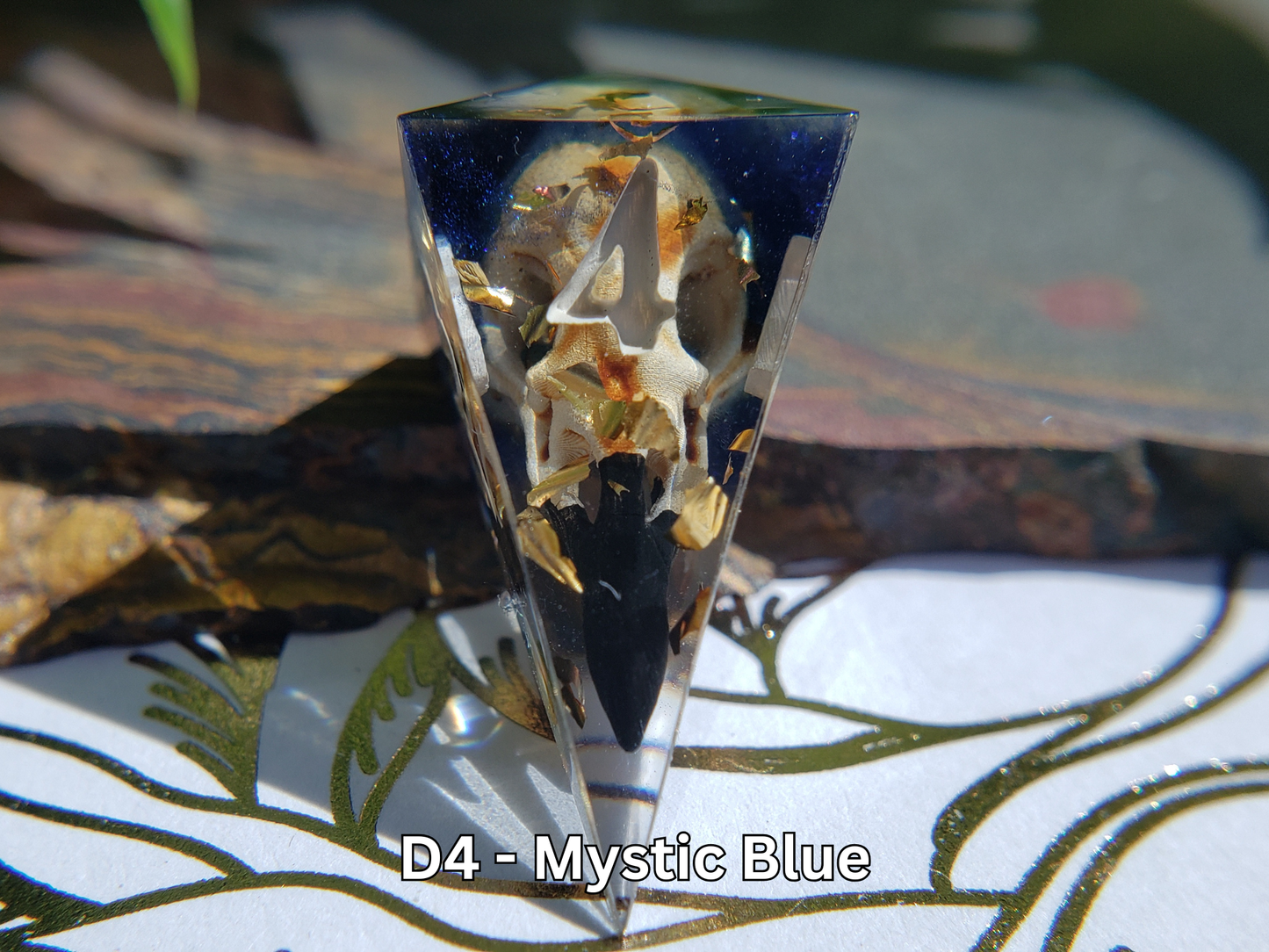 Raven Skull Dice Singles