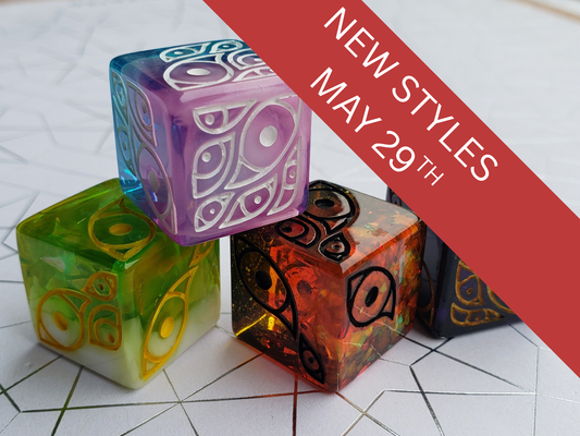 "The Watcher" | Round-Edged Pip D6s