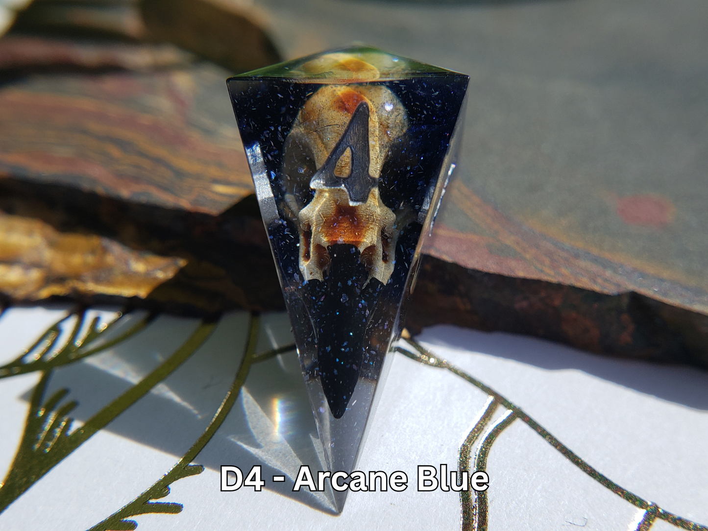 Raven Skull Dice Singles