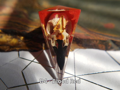 Raven Skull Dice Singles
