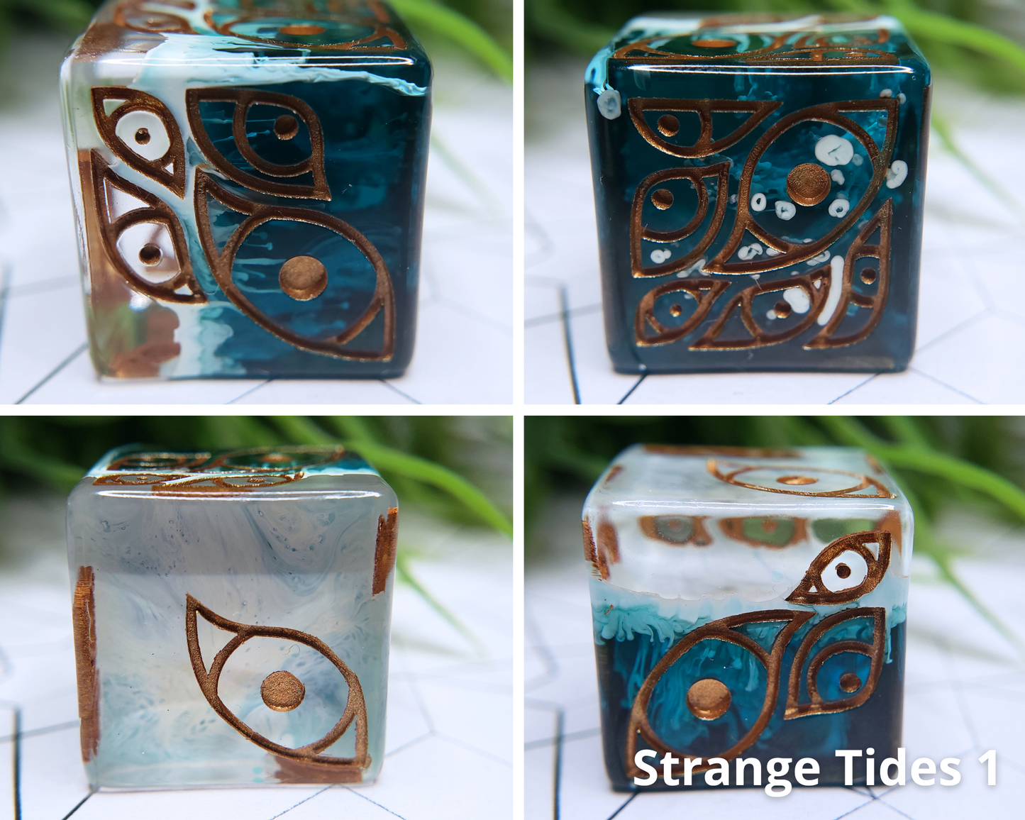 "The Watcher" | Round-Edged Pip D6s