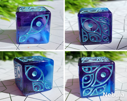 "The Watcher" | Round-Edged Pip D6s