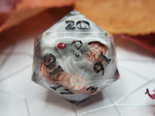 Albino Rat Netsuke | Single D20 [Made-to-Order]
