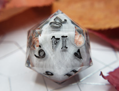 Albino Rat Netsuke | Single D20 [Made-to-Order]