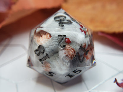 Albino Rat Netsuke | Single D20 [Made-to-Order]