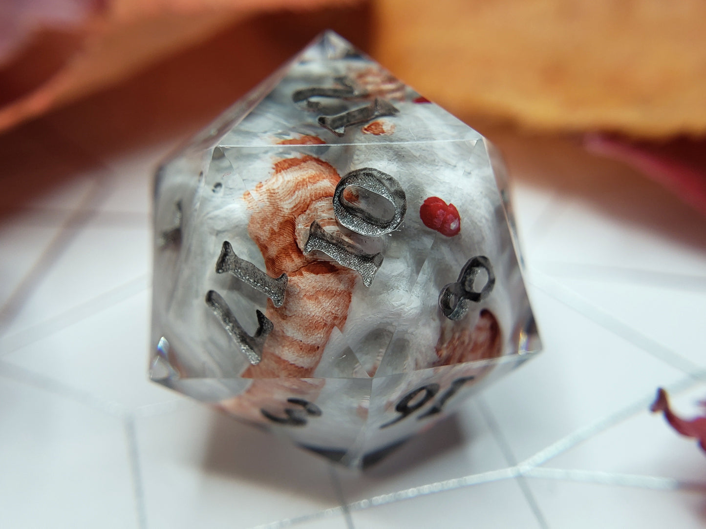 Albino Rat Netsuke | Single D20 [Made-to-Order]
