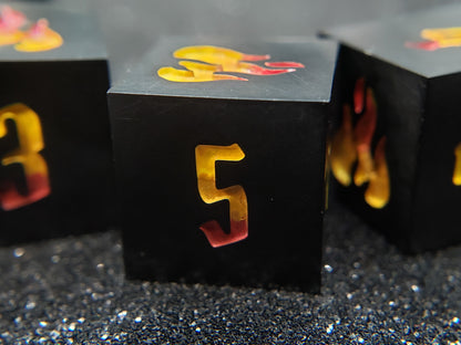 Inferno | Fireball Damage D6 Set