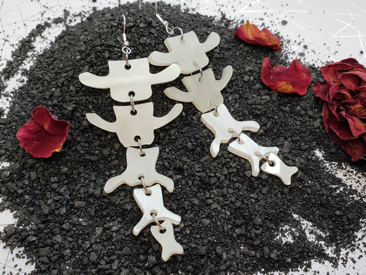 Deer Vertebrae Earrings