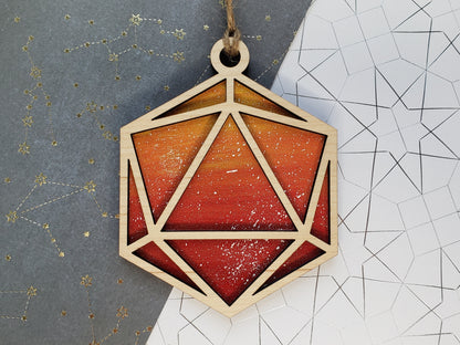 Mini Painting D20 Tree Ornament