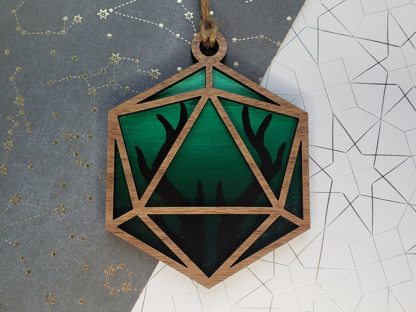 Mini Painting D20 Tree Ornament