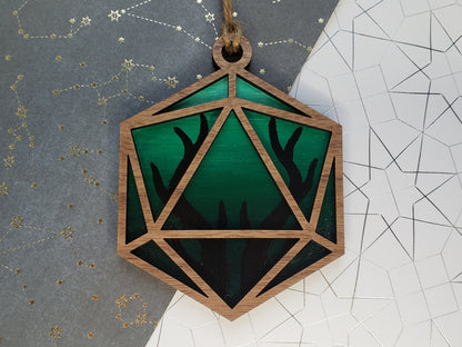 Mini Painting D20 Tree Ornament
