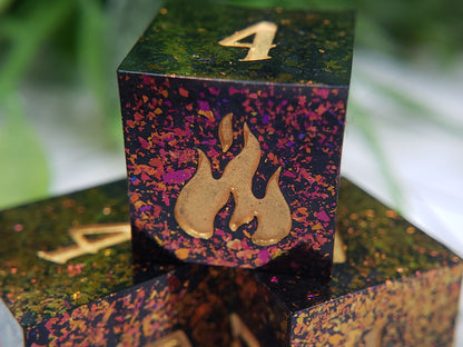 Sparks | Fireball Damage D6 Set