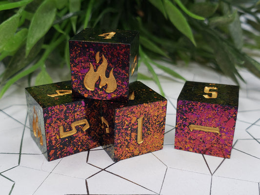 Sparks | Fireball Damage D6 Set