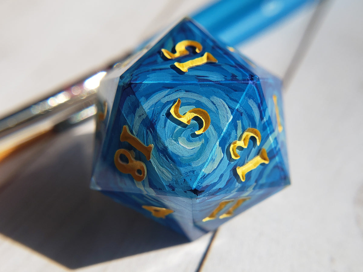 Starry Night | Single D20 [Made-to-Order]