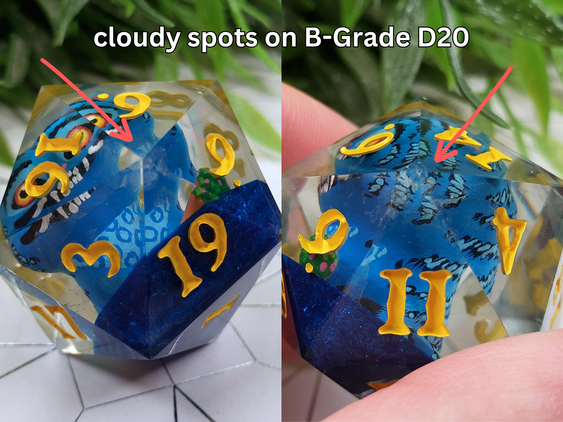 Derpy Tiger | Jumbo D20 – WitchHazel Dice