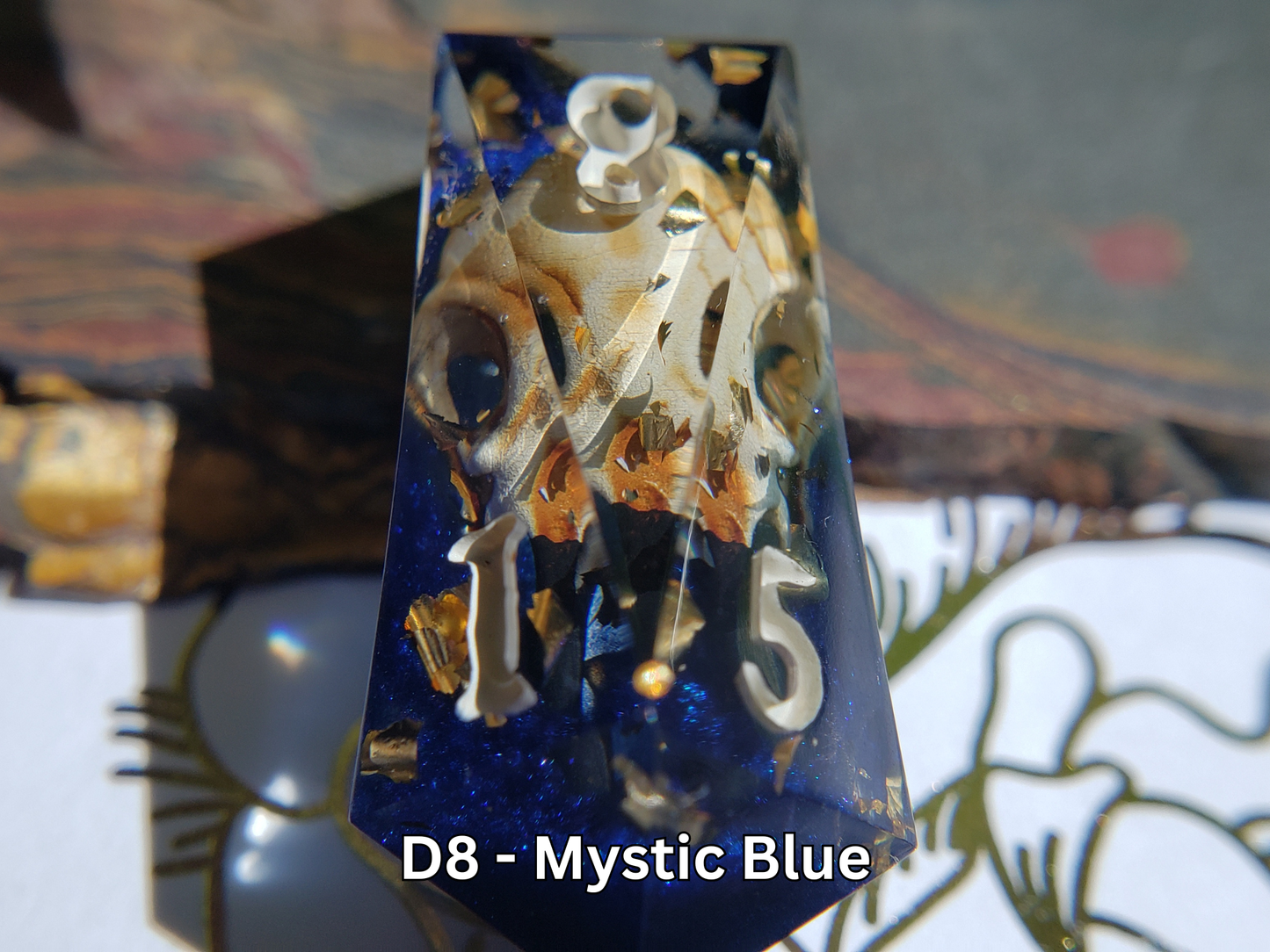 Raven Skull Dice Singles