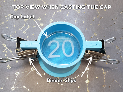 Cap Labels for Dice Molds