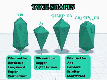 Choose Your Weapon: Custom Damage Dice