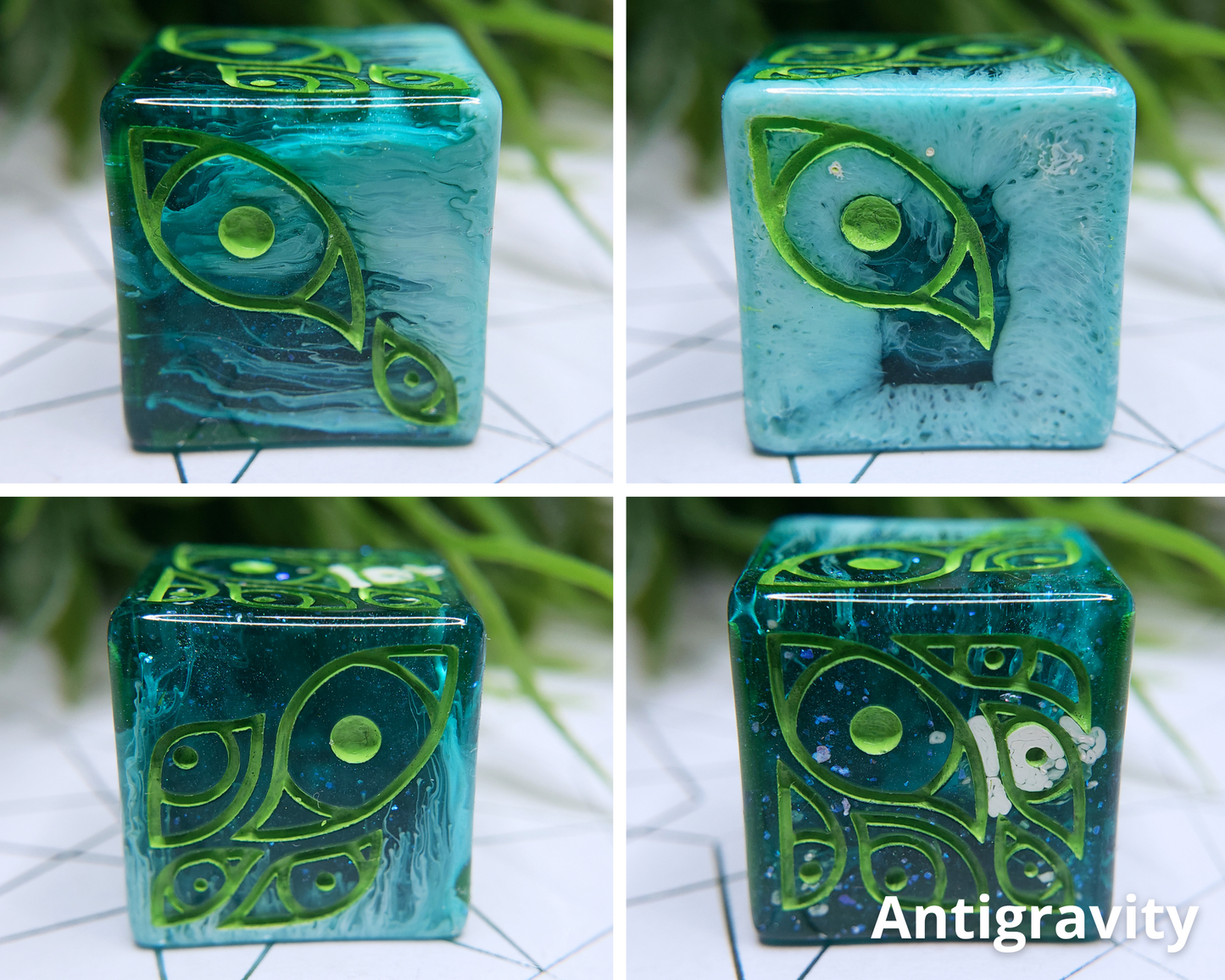 "The Watcher" | Round-Edged Pip D6s