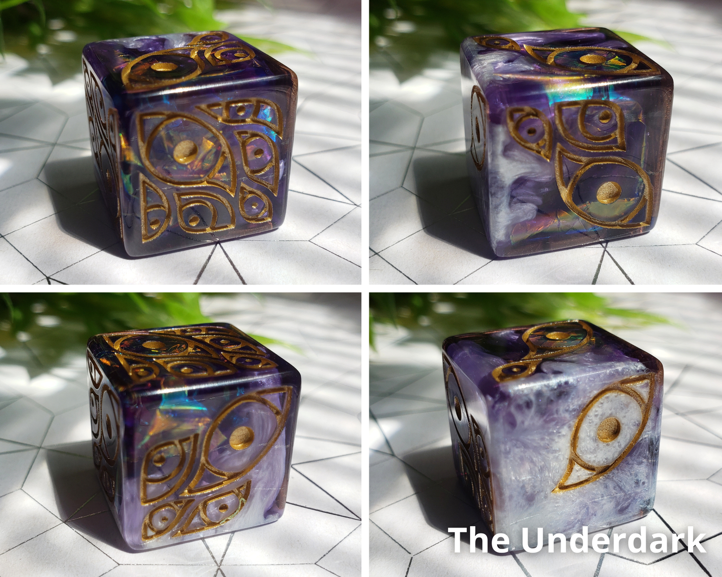 "The Watcher" | Round-Edged Pip D6s