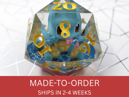 Squirtle | Jumbo D20 [Made-to-Order]