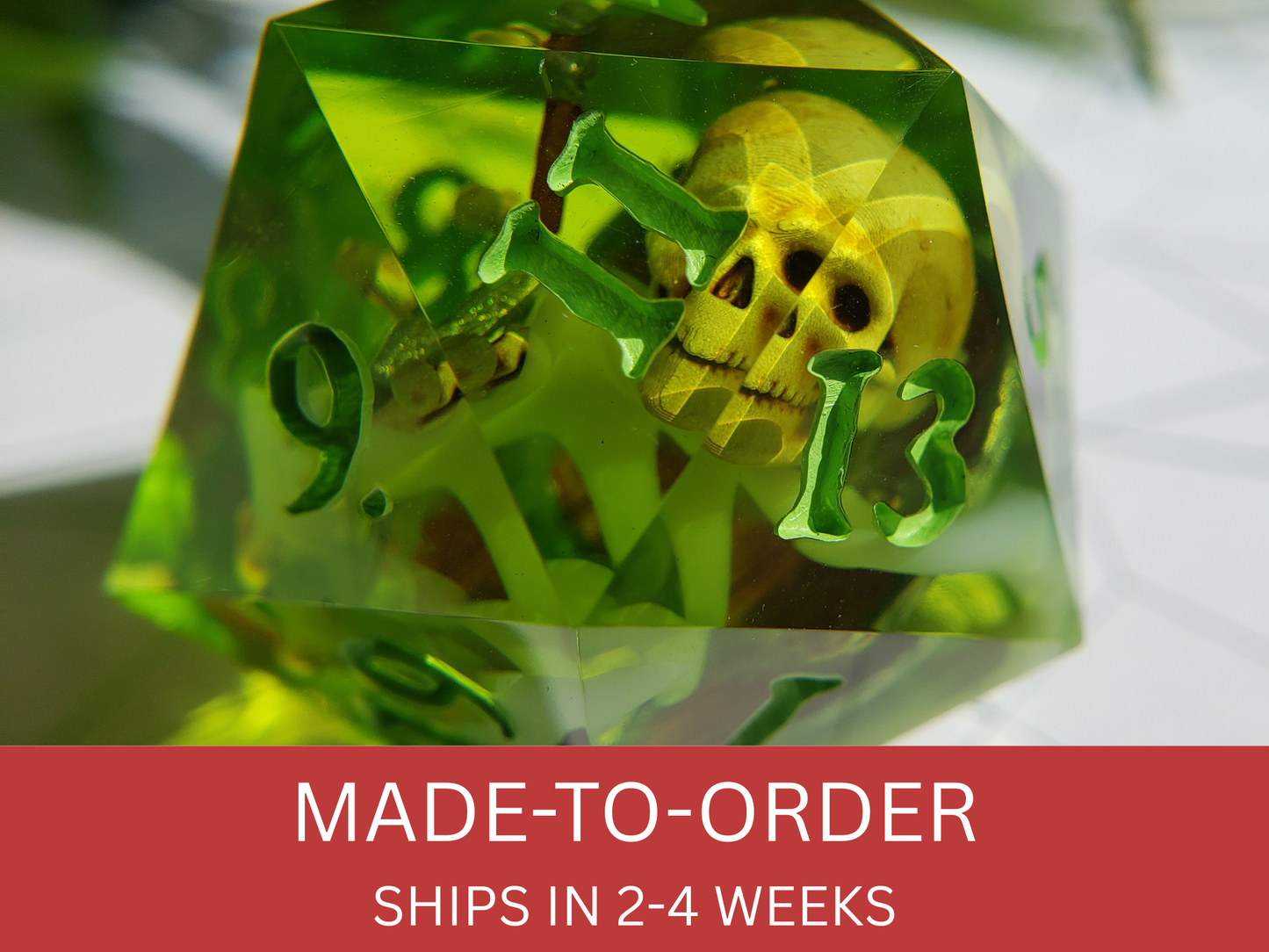Gelatinous Polyhedron | Jumbo D20 [Made-to-Order]