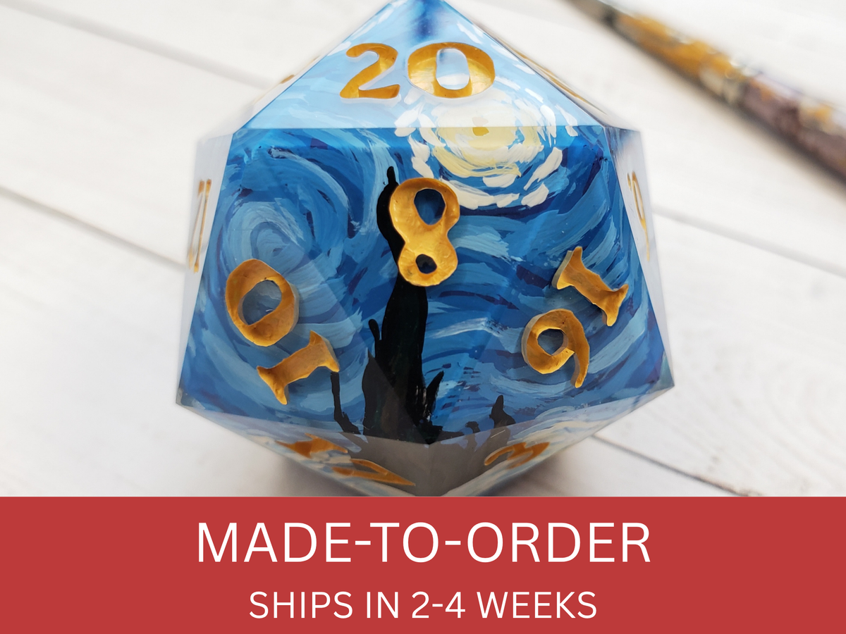 Starry Night | Jumbo D20 [Made-to-Order]