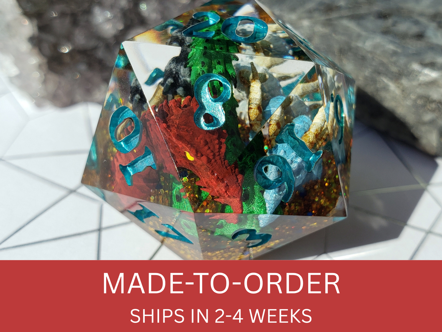 Tiamat | Jumbo D20 [Made-to-Order]