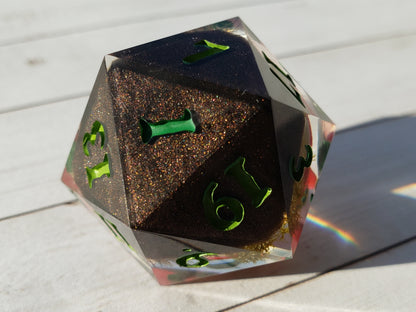 Mushroom House | Jumbo D20 [Made-to-Order]
