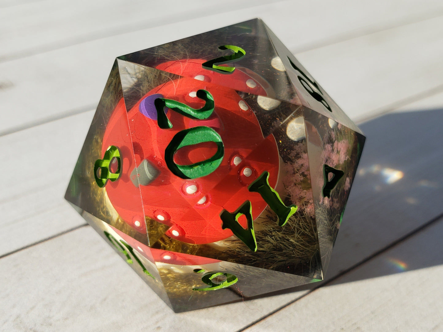 Mushroom House | Jumbo D20 [Made-to-Order]