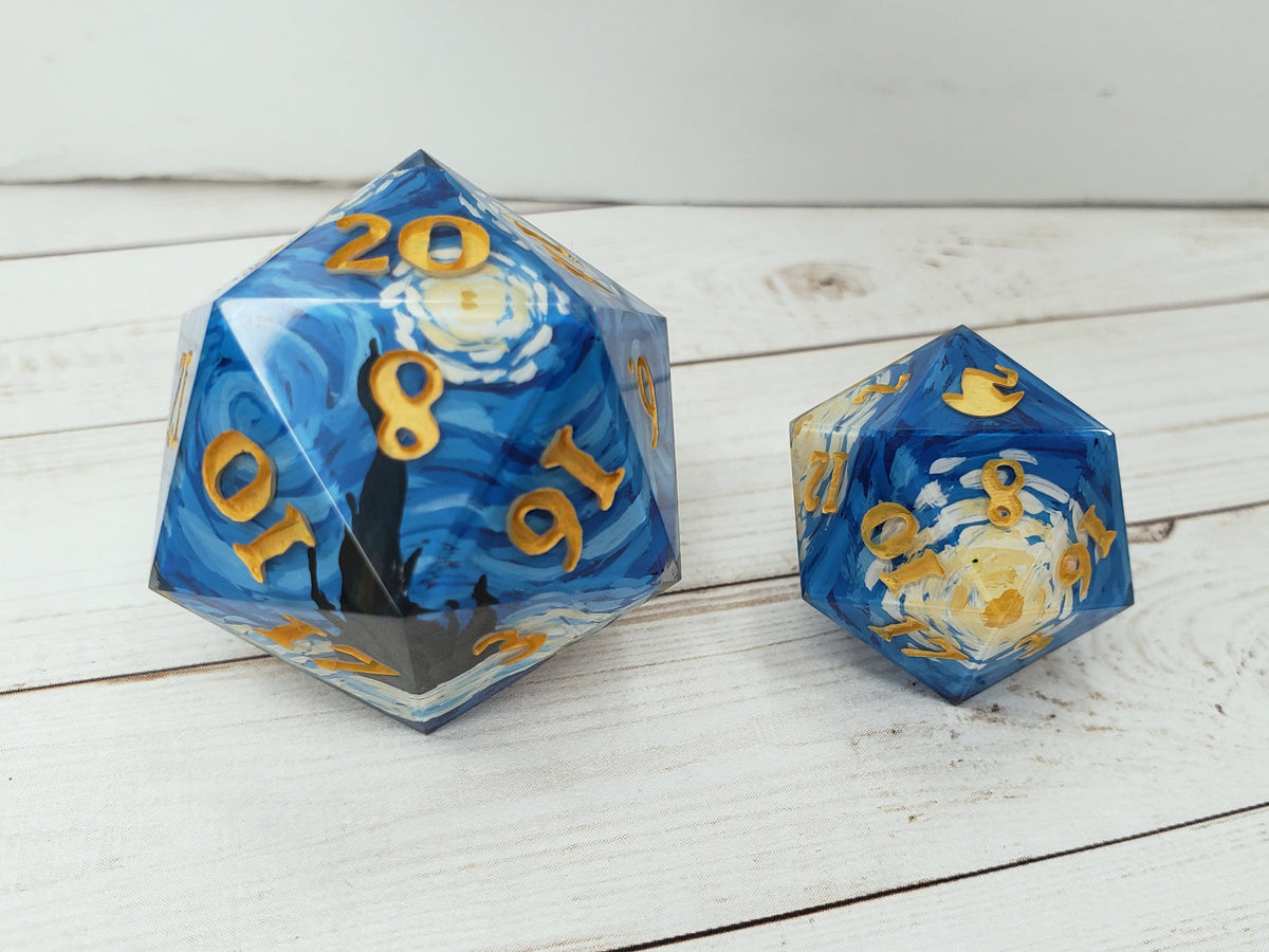 Starry Night | Jumbo D20 [Made-to-Order]