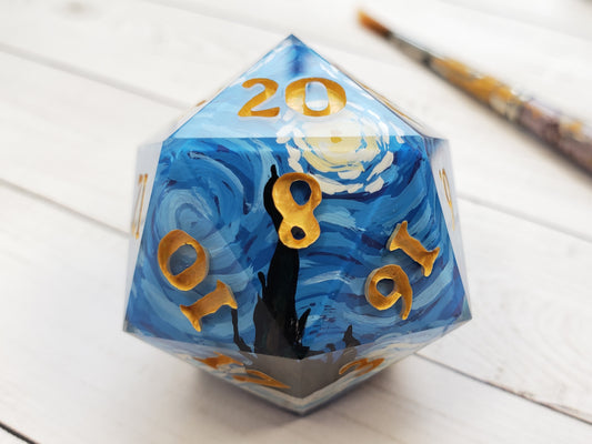 Starry Night | Jumbo D20 [Made-to-Order]