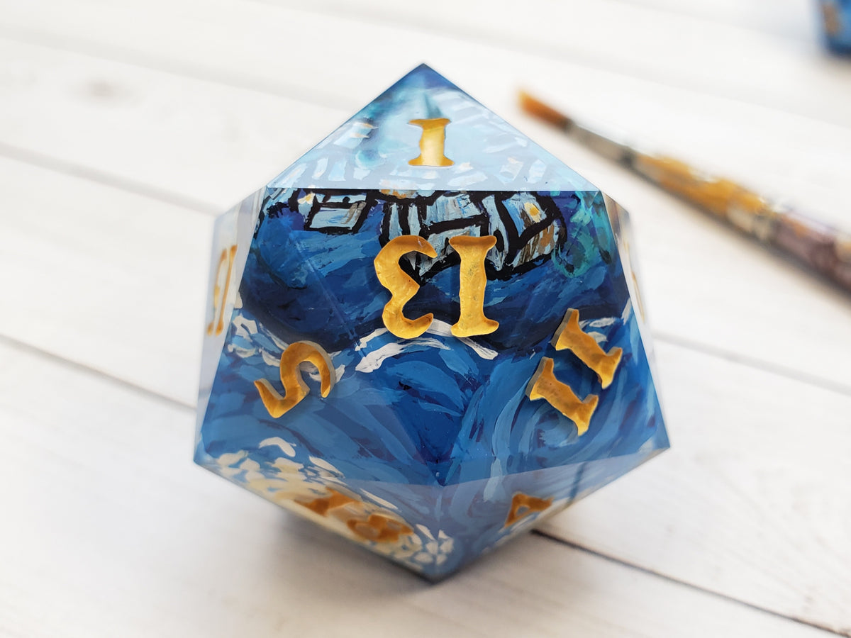 Starry Night | Jumbo D20 [Made-to-Order]
